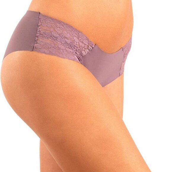 Pretty Sweet Basics Womens Pack of 10 Laser Cut Bikini Cheeky Hipster Panties XL - Picture 3 of 4